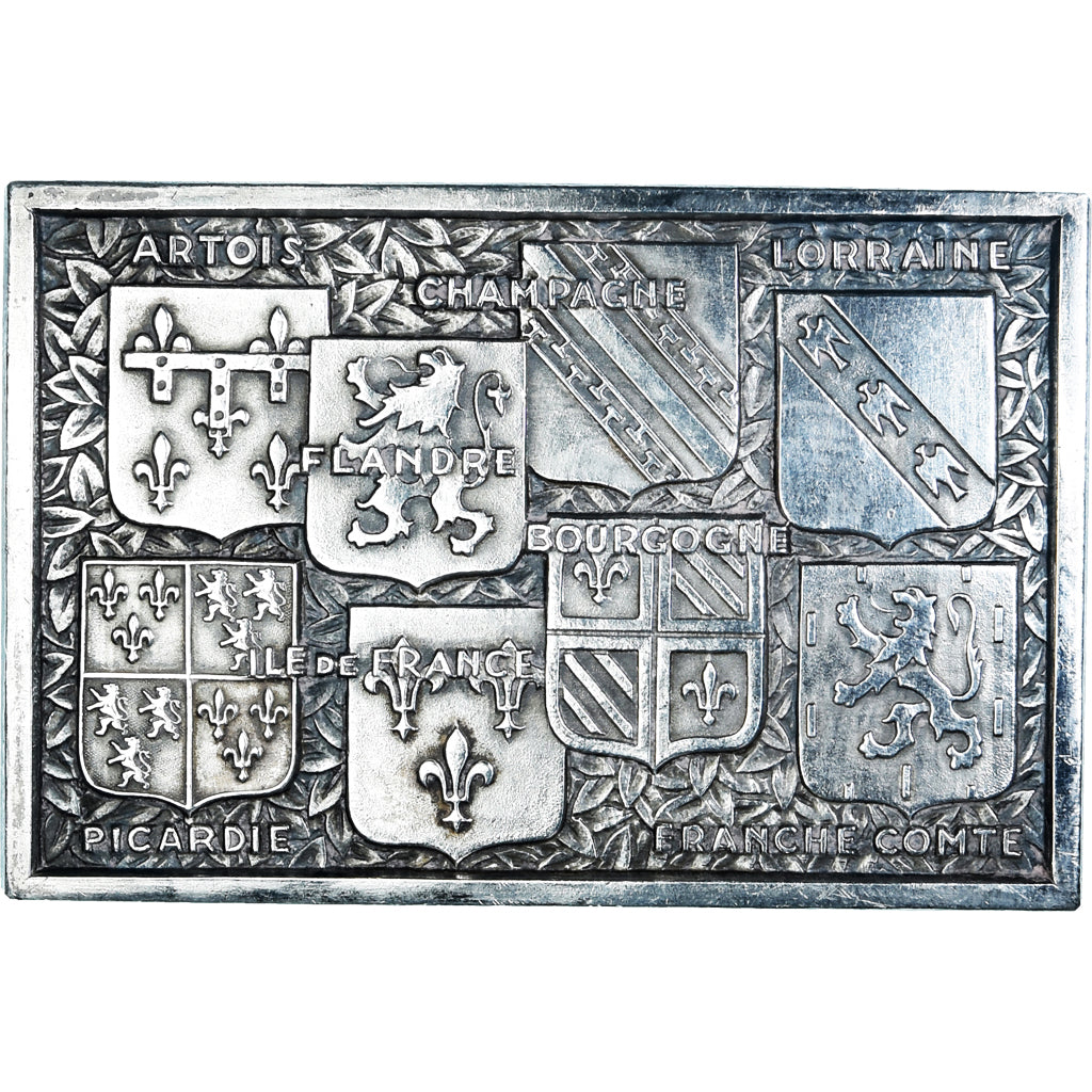 Francja, medal, Caisse d'Epargne de l'Est et du Nord, 50 Ans, Bank, 1961