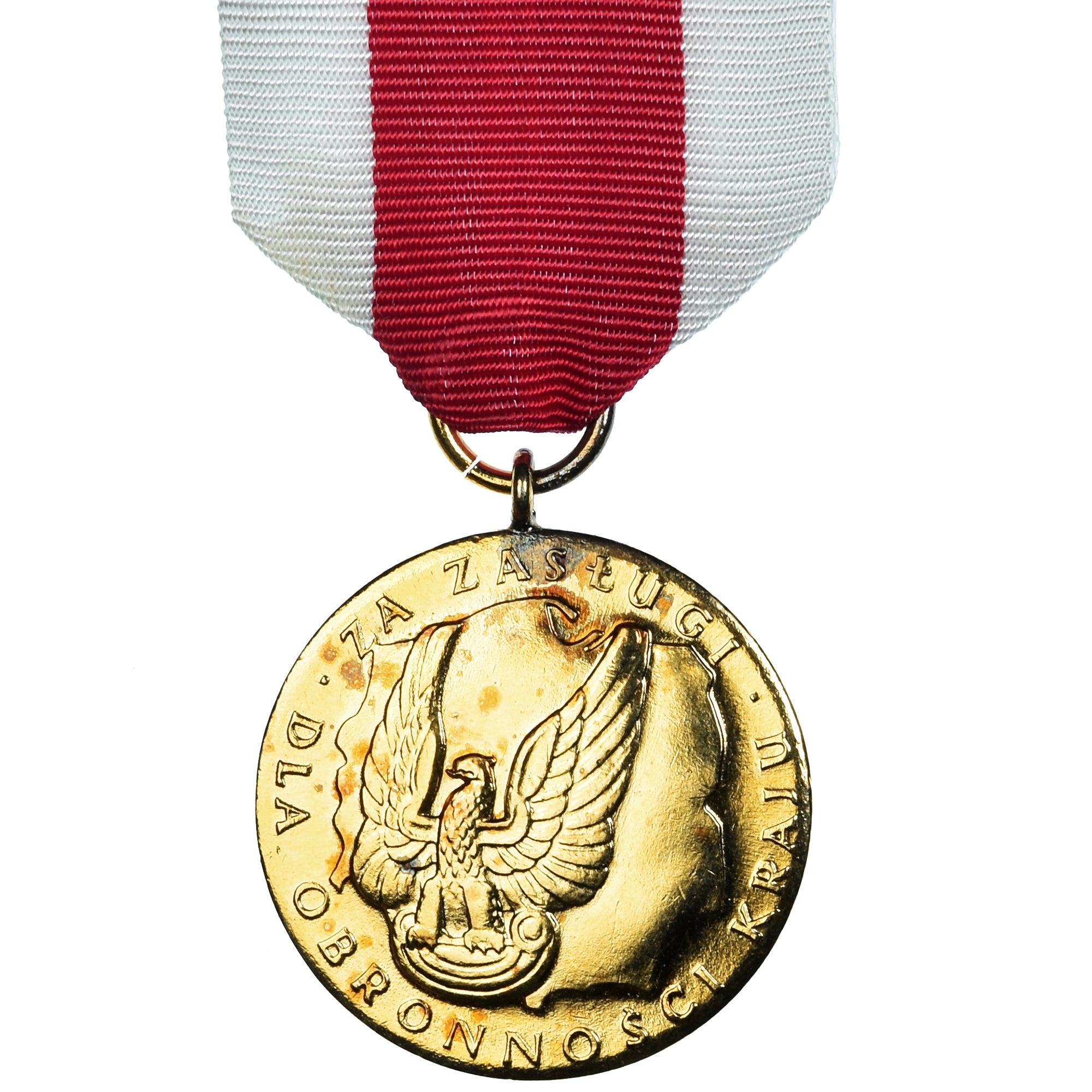 Polen, Mérite pour la Défense Nationale, Classe Or, Medaille, Uncirculated
