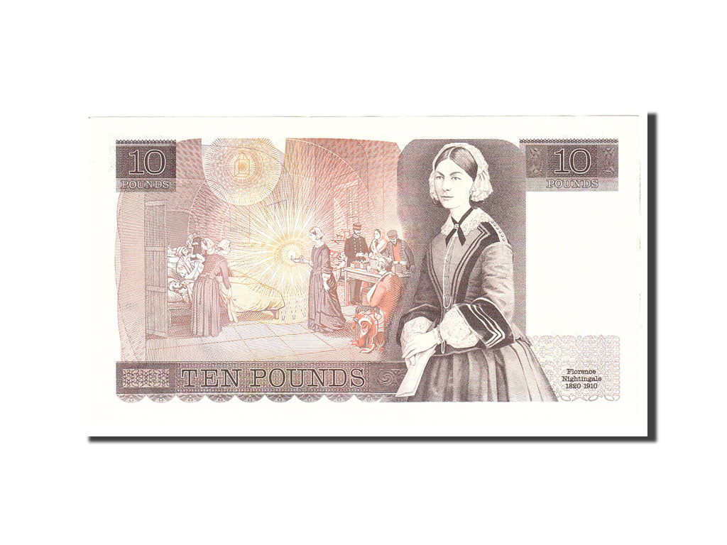 Banknote, Great Britain, 10 Pounds, 1975, Undated, KM:379a, UNC(63)