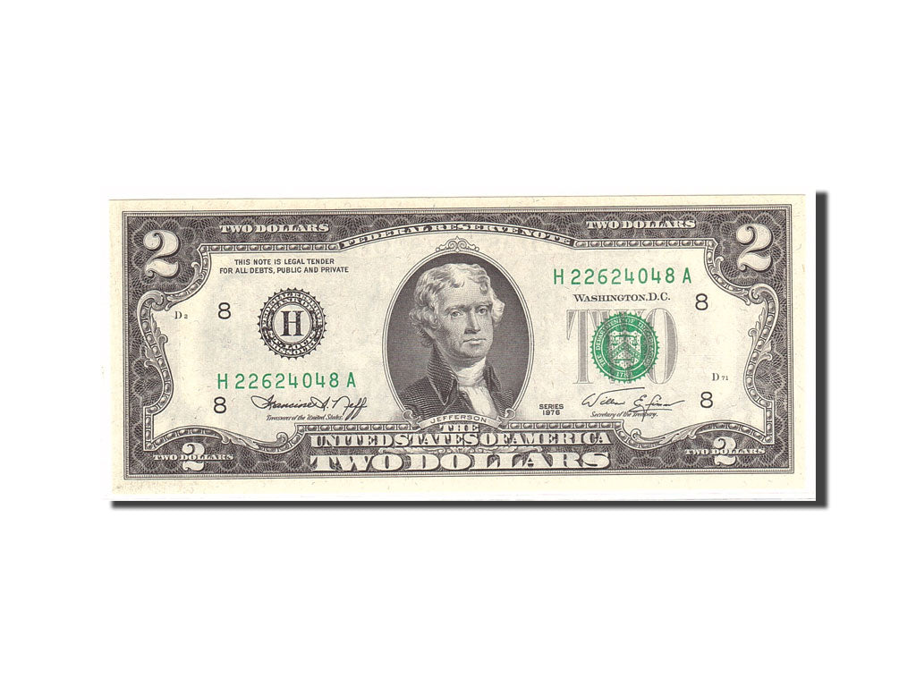 Banknote, United States, Two Dollars, 1976, Undated, KM:1634, UNC(65-70)