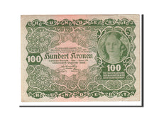 Banknote, Austria, 100 Kronen, 1922, 1922-01-02, KM:77, EF(40-45)