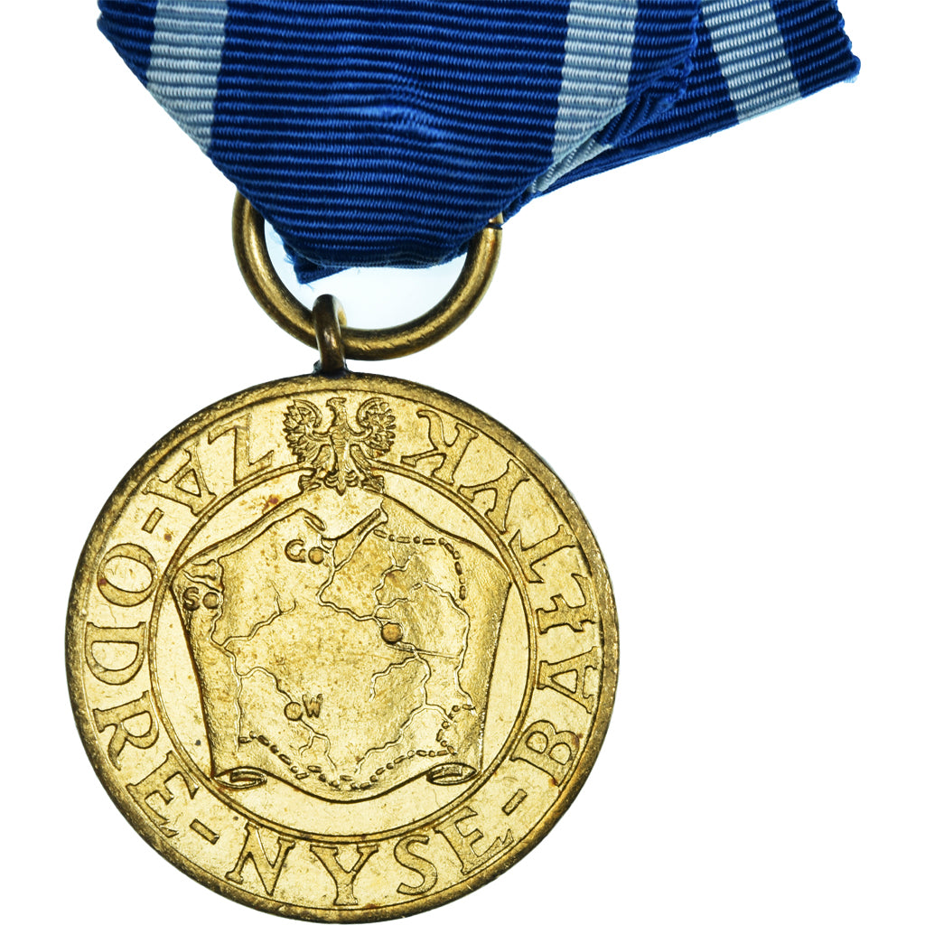 Polen, Combats de l'Oder, La Neisse et la Baltique, WAR, Medaille, 1945