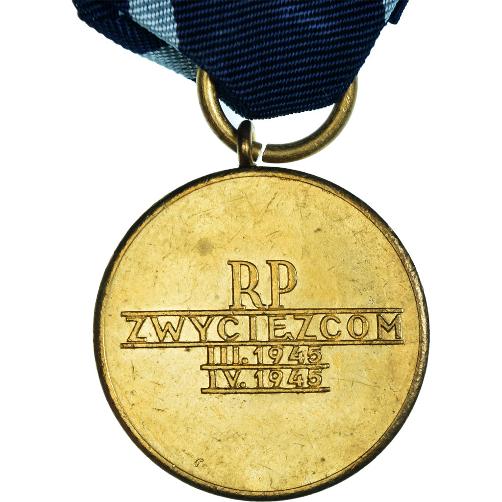 Polen, Combats de l'Oder, La Neisse et la Baltique, WAR, Medaille, 1945