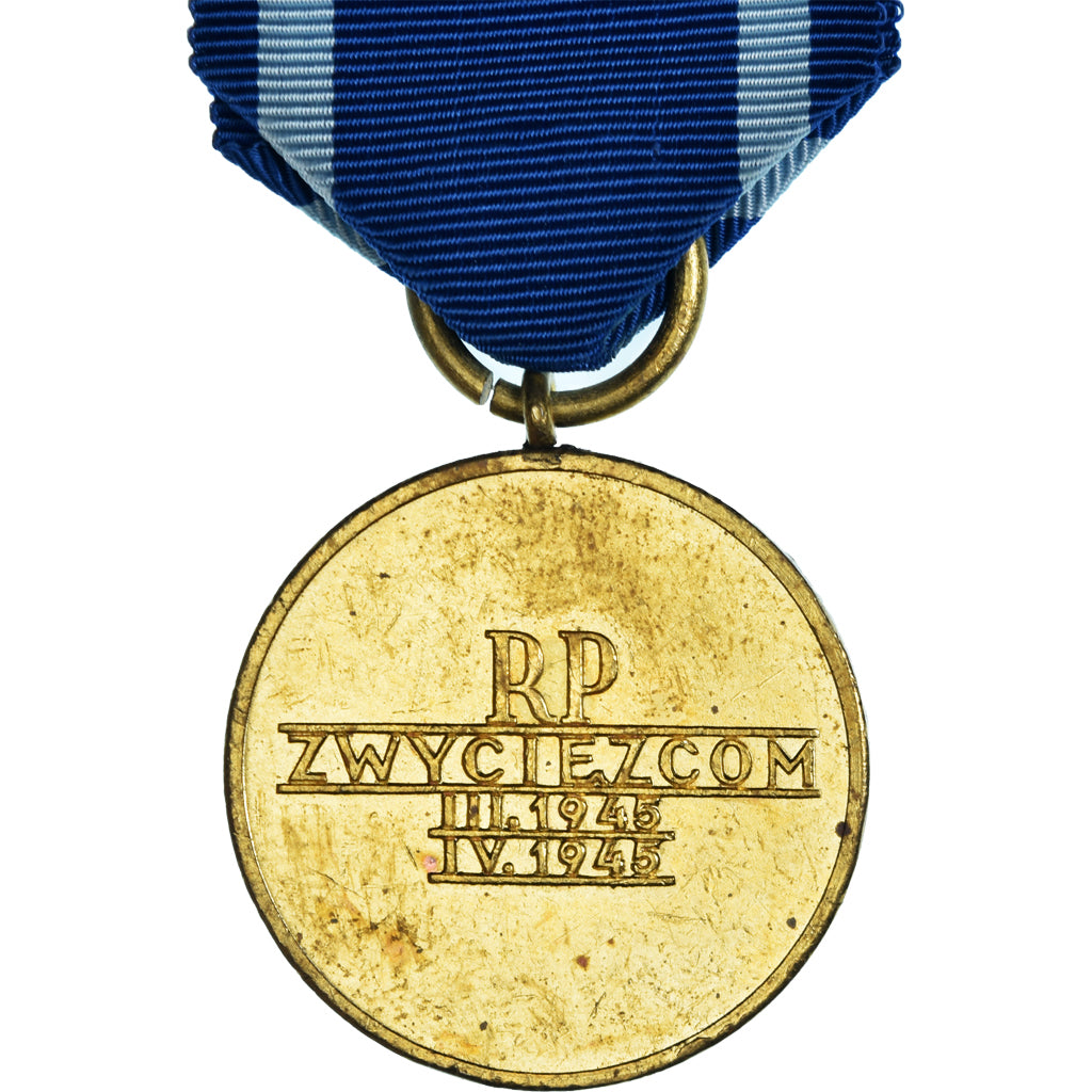 Polen, Combats de l'Oder, La Neisse et la Baltique, WAR, Medaille, 1945, Very