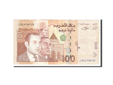 Banknote, Morocco, 100 Dirhams, 2002, Undated, KM:70, EF(40-45)