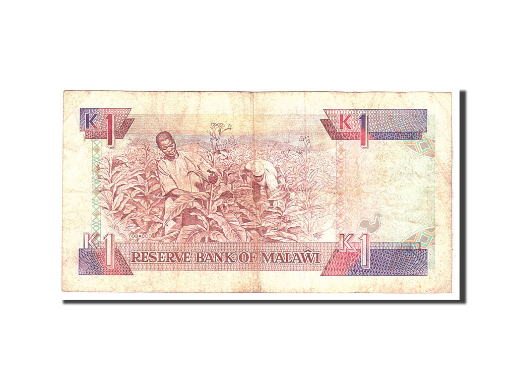 Malawi, 1 Kwacha, 1990, 1990-12-01, KM:23a, VF(20-25)