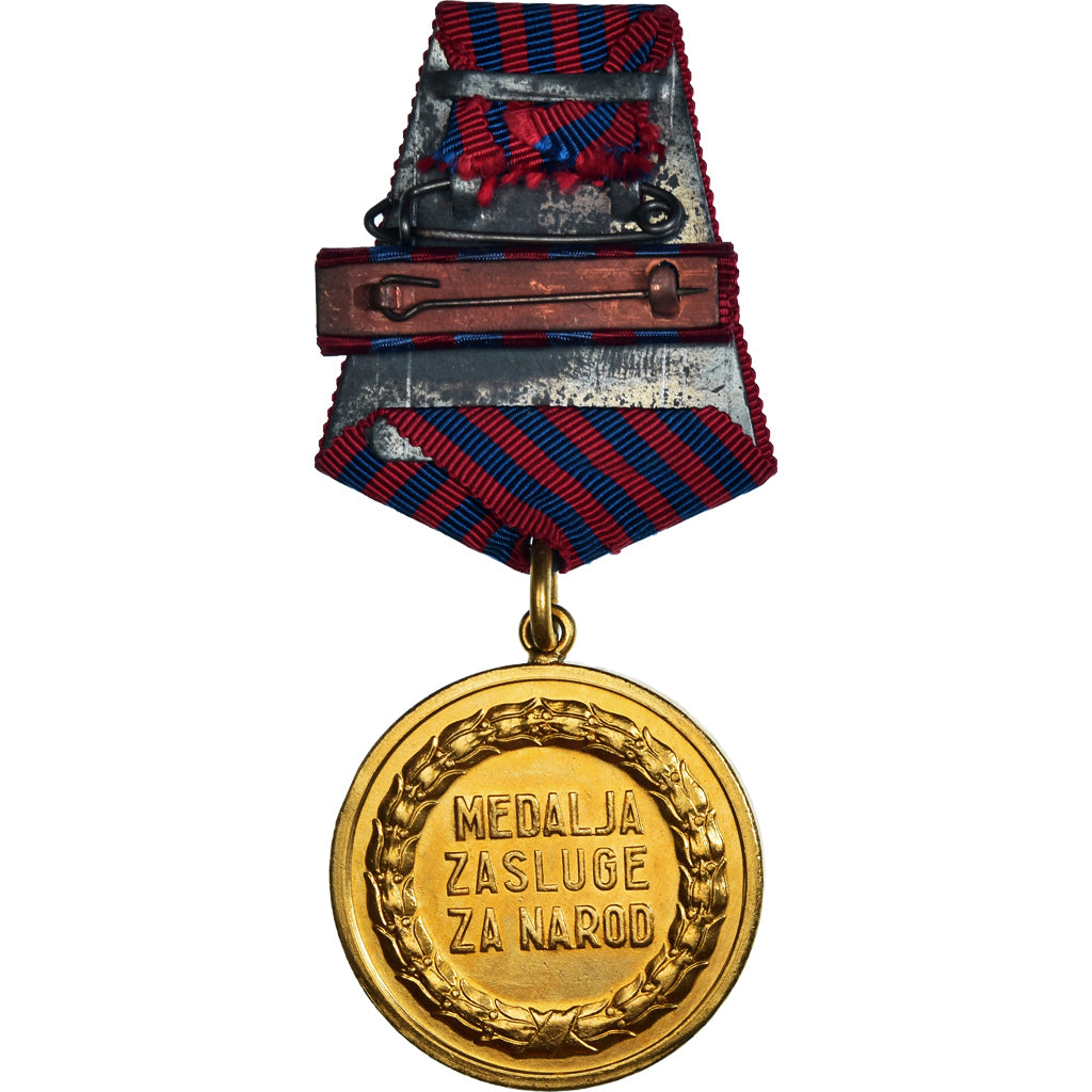 Iugoslavia, Mérite national, medaglia, undated (1945), Eccellente qualità