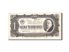 Billet, Russie, 1 Chervonetz, 1937, Undated, KM:202a, TTB