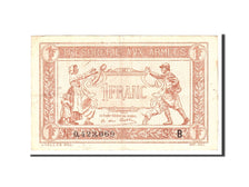 Banknote, France, 1 Franc, 1917, Undated, EF(40-45), KM:M2