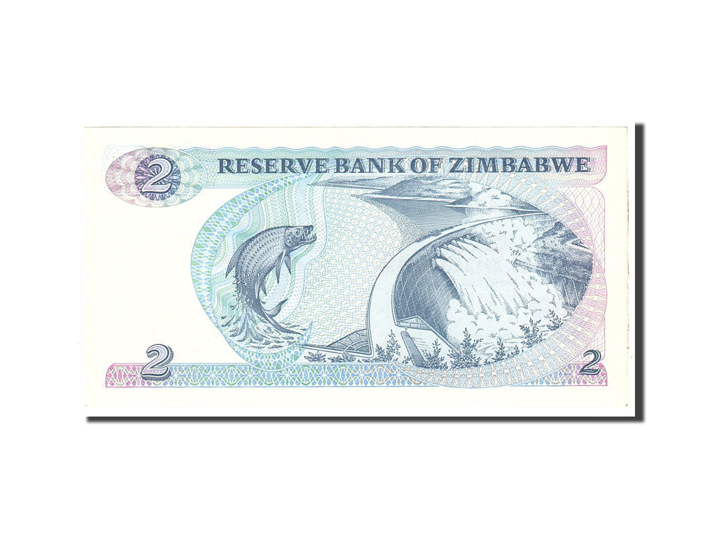 Zimbabwe, 2 Dollars, 1980, Undated, KM:1b, UNC(63)