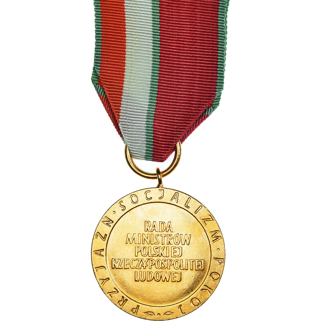 Polen, Maintien de la Paix, WAR, Medaille, ND (1972), Uncirculated, Gilt Bronze