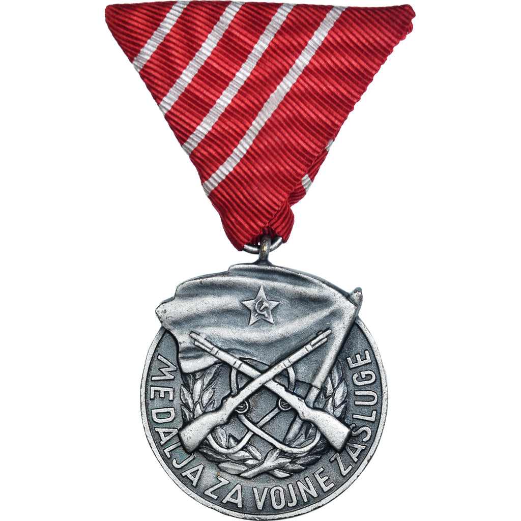 Yugoslavia, Ordre du Mérite Militaire, Medal, Undated (1952), Uncirculated