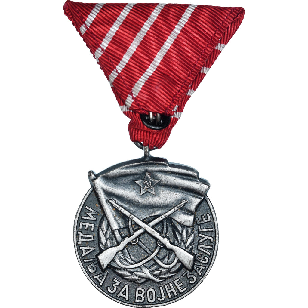 Yugoslavia, Ordre du Mérite Militaire, Medal, Undated (1952), Uncirculated