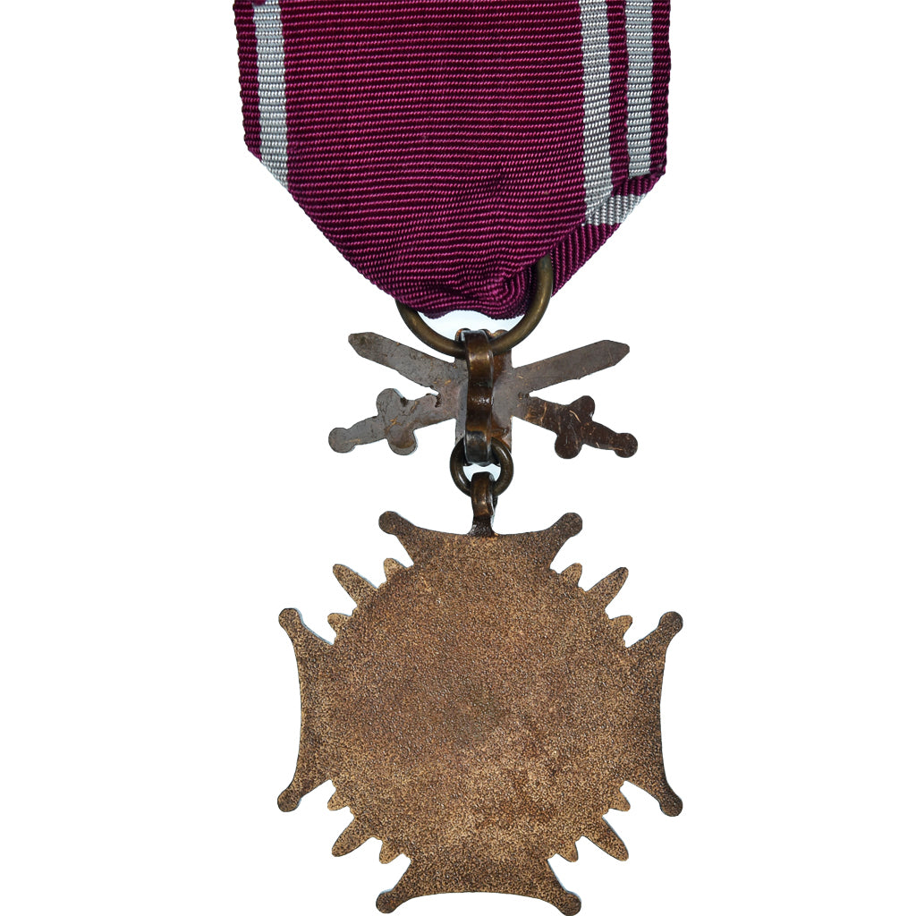 Poland, Croix du Mérite pour Bravoure, Medal, Excellent Quality, Bronze, 41