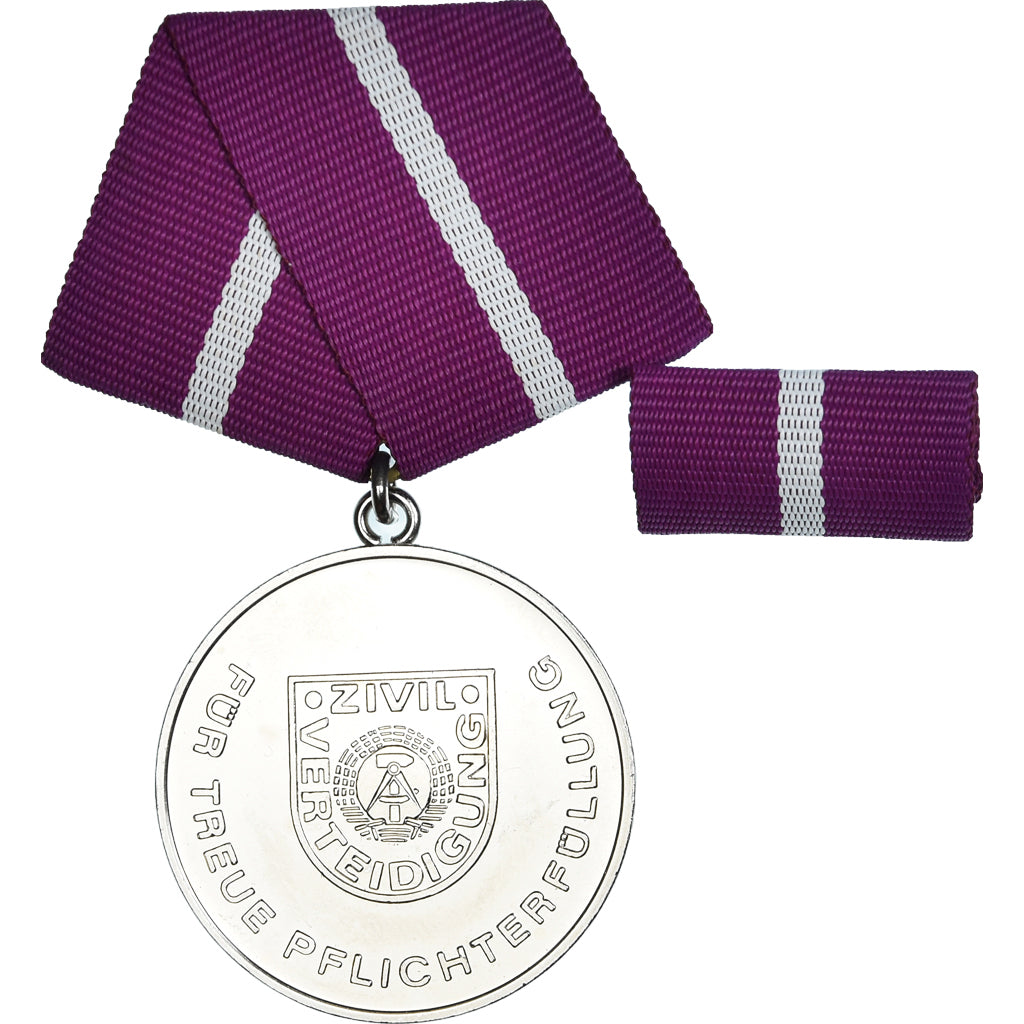 GERMAN-DEMOCRATIC REPUBLIC, Protection Civile, 20 Ans, Medal, Undated (1977)