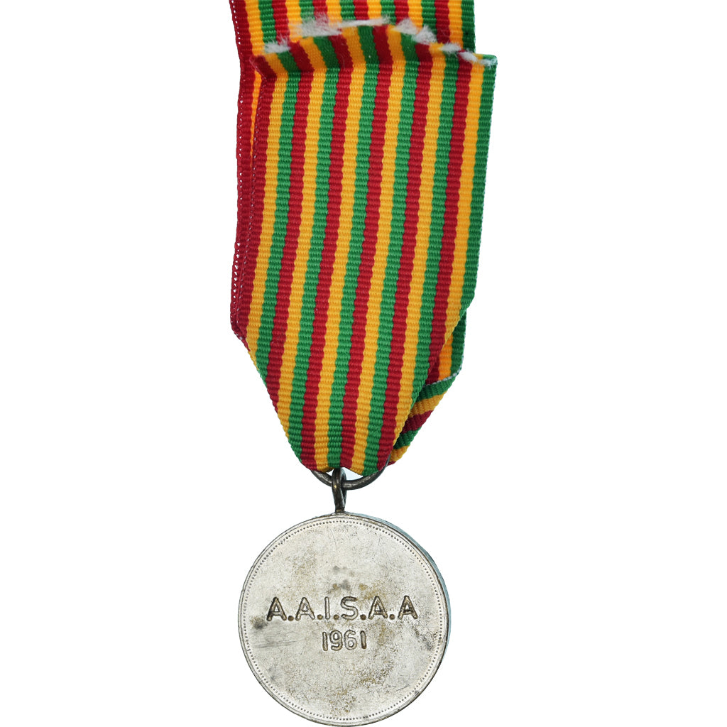 Ethiopië, A.A.I.S.A.A, Sport, Medaille, 1961, Excellent Quality, Silvered
