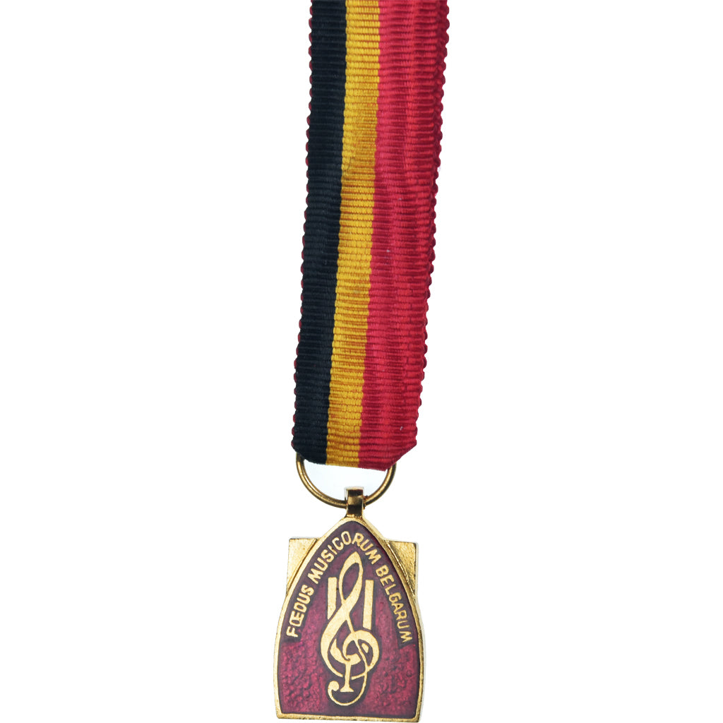 Bélgica, Musique, 2ème Classe, medalla, Réduction, Sin circulación, Gilt