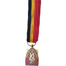 Bélgica, Musique, 2ème Classe, medalla, Réduction, Sin circulación, Gilt