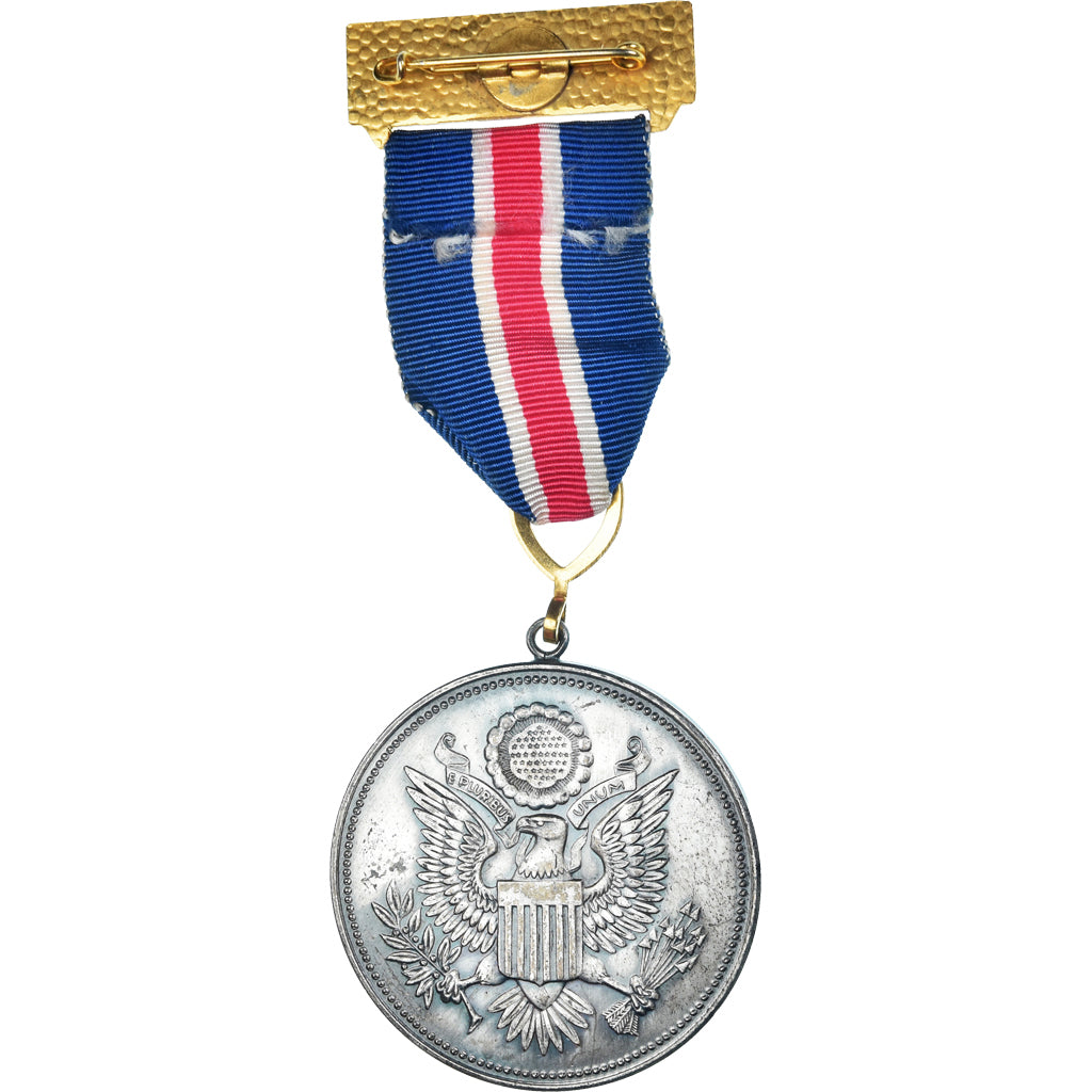 Alemania, Königsland Aschbach, Eisenhower, medalla, Muy buen estado, Silvered