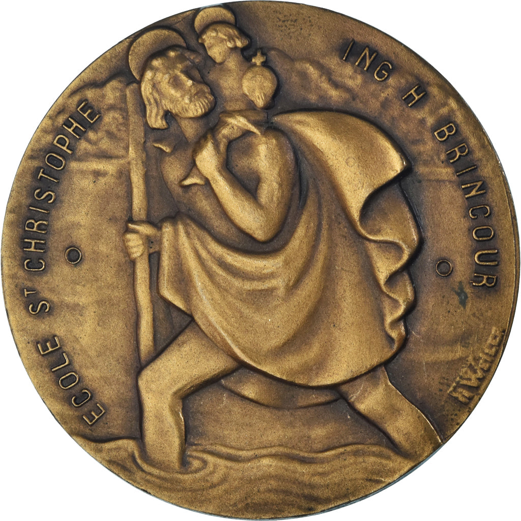 Luxembourg, Medal, Ecole Saint Christophe, Weiler, MS(63), Bronze