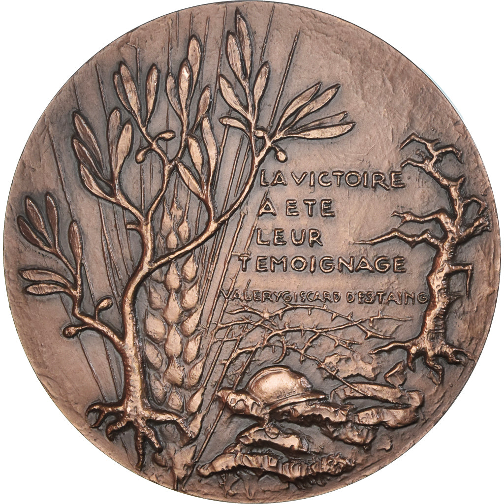 France, Medal, 60ème Anniversaire de la Bataille de Verdun, WAR, 1976