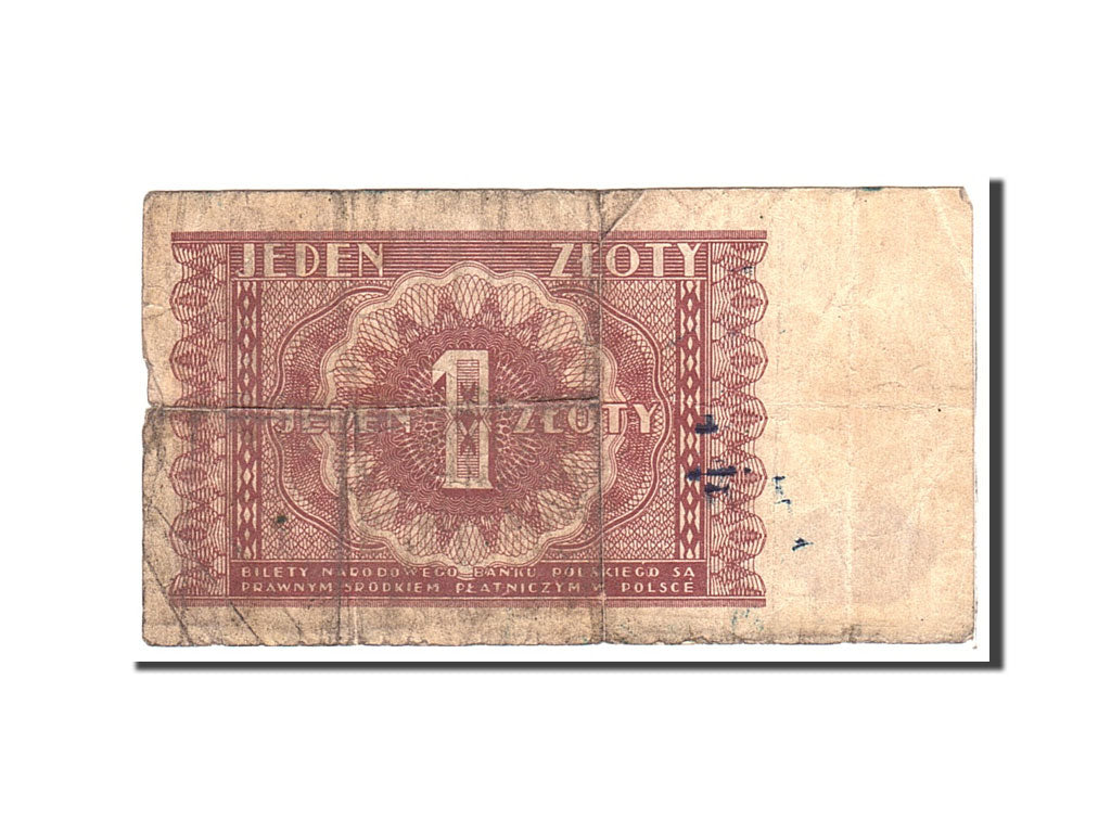 Poland, 1 Zloty, 1946, 1946-05-15, KM:123, VG(8-10)