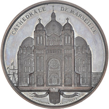 França, medalha, Napoléon III, Cathédrale de Marseille, História, 1855
