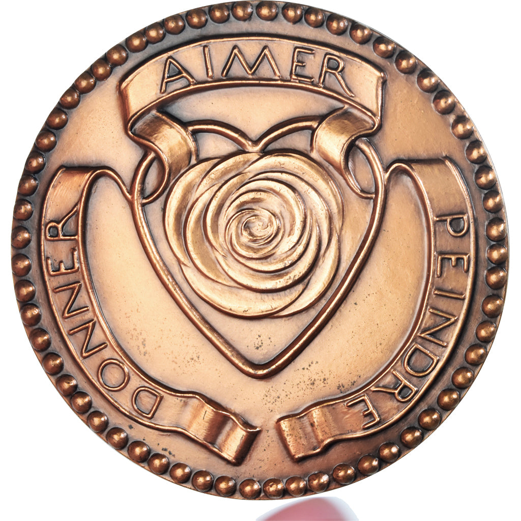 France, Medal, Suzanne Valadon, Peinture, Poisson, MS(63), Bronze