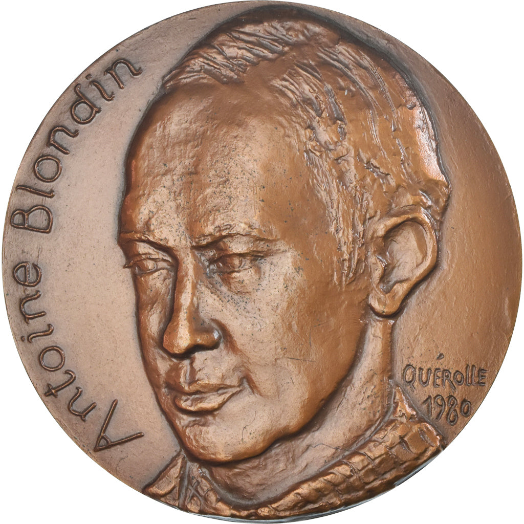 France, Médaille, Antoine Blondin, Ecrivain, Littérature, 1980, Quérolle