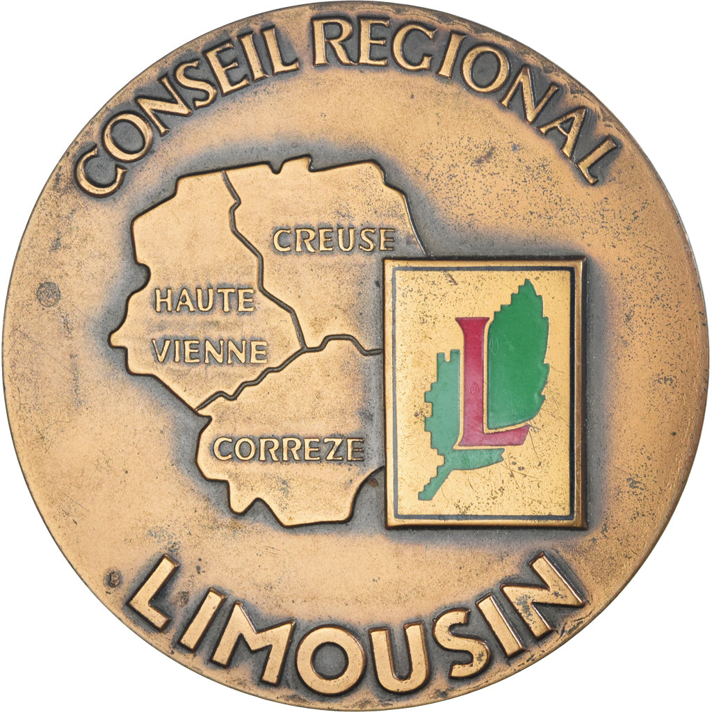 França, medalha, Conseil Régional du Limousin, Politics, Balme, AU(50-53)