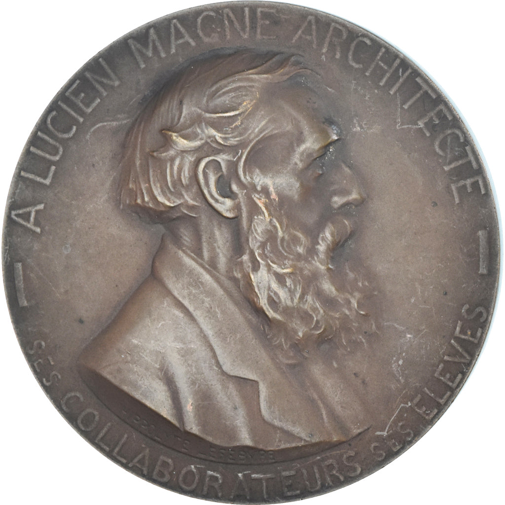 France, Medal, Lucien Magne, Achèvement de la Basilique du Sacré-Cœur de