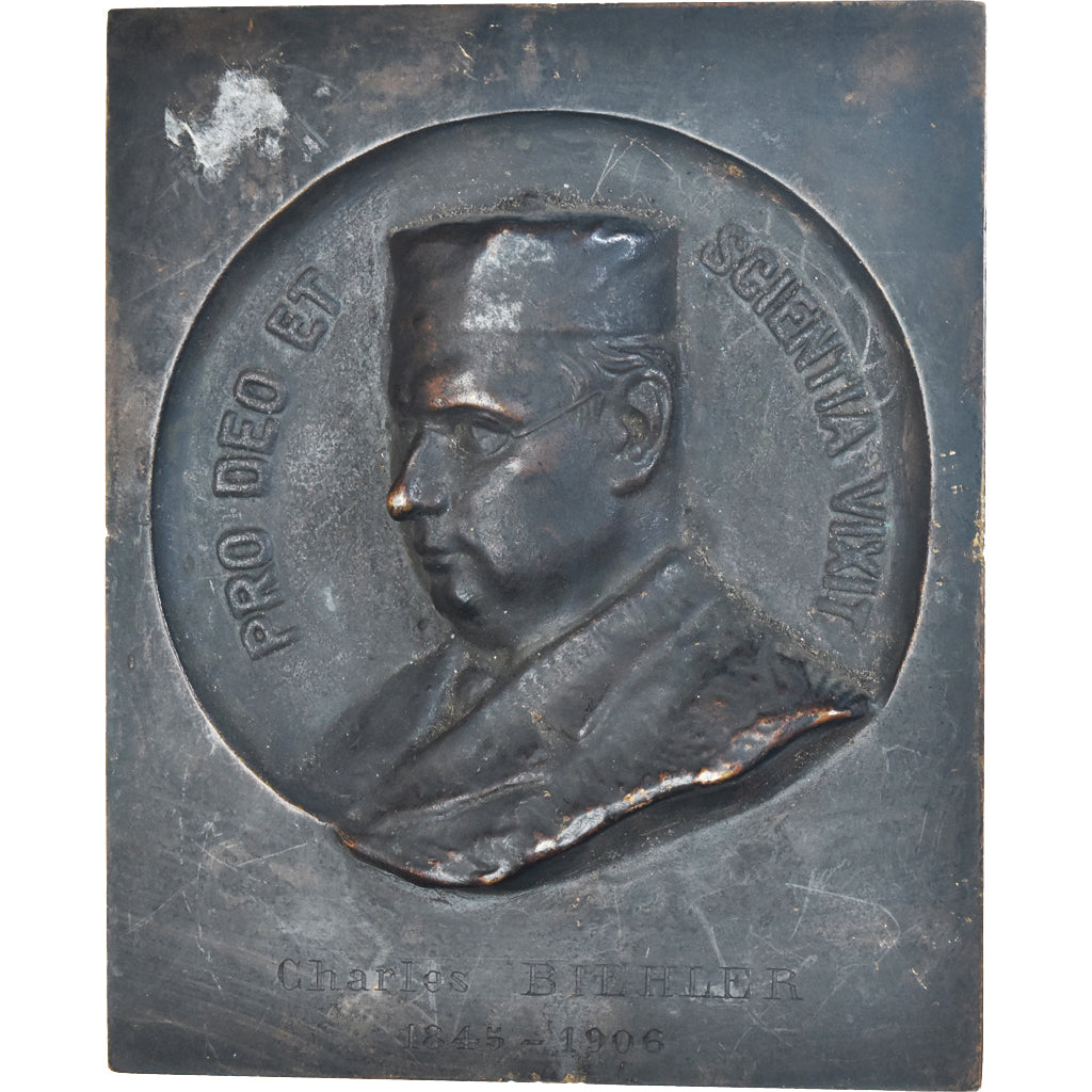 France, Medal, Charles Biehler, Mathématicien Marianiste, 1907, Jacques
