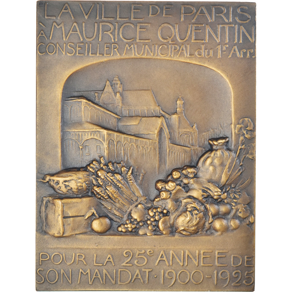 France, Medal, Maurice Quentin, Conseiller Municipal de Paris, Politics, 1926