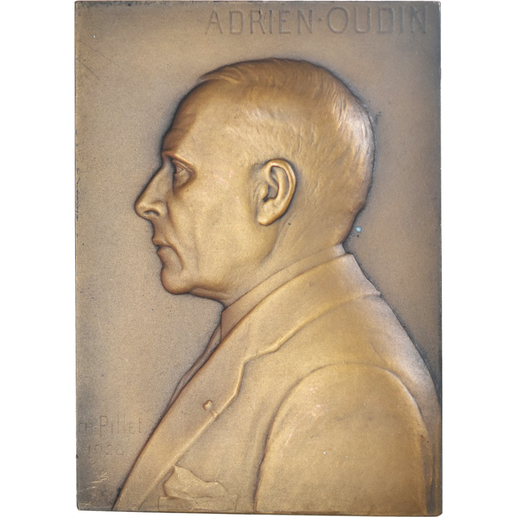 France, Medal, Adrien Oudin, Conseiller Municipal de Paris, Politics, 1928