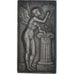 França, medalha, Visite des Souterrains de Passy, Femme Nue, 1898, Mouchon