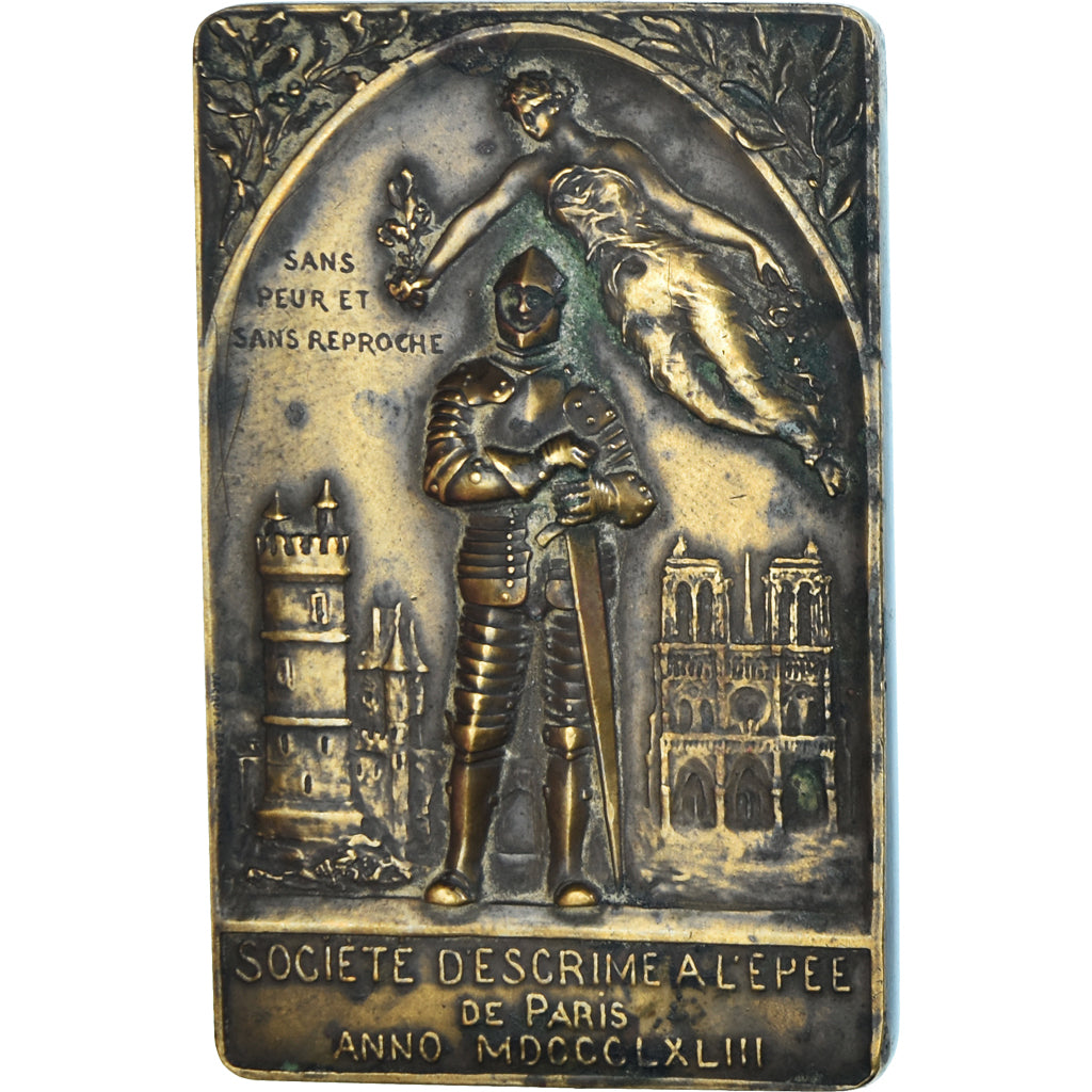 France, Medal, Société d'Escrime à l'Epée de Paris, Sport, Froment-Meurice