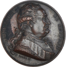 Frankreich, Medaille, Pierre-André de Suffren, History, 1825, Barre, SS+