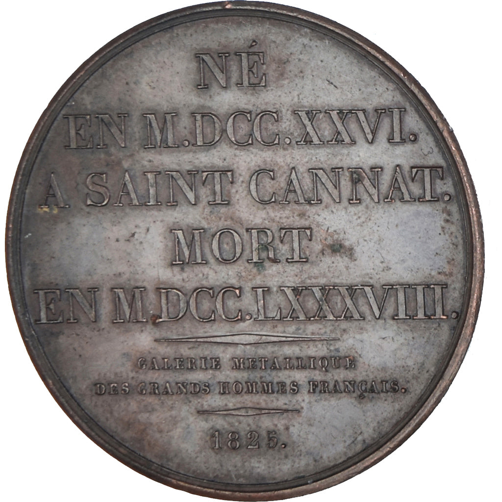 Frankreich, Medaille, Pierre-André de Suffren, History, 1825, Barre, SS+