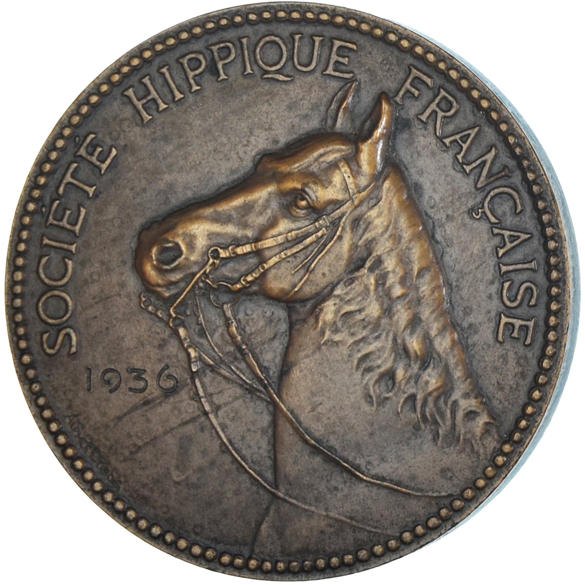 France, Medal, Société Hippique française, Equitation, Paris, Sports &