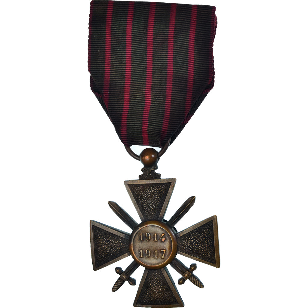 France, Croix de Guerre, Medal, 1914-1917, 2 Citations, Excellent Quality