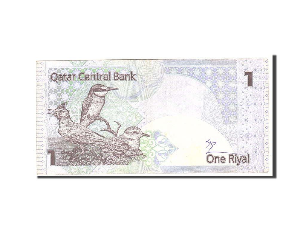 Banknote, Qatar, 1 Riyal, 2003, Undated, KM:20, EF(40-45)