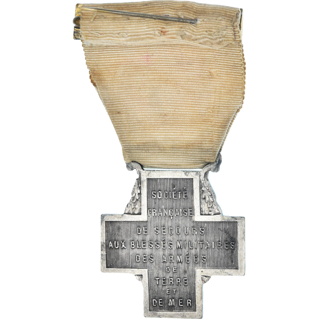 France, Secours aux Blessés Militaires, Armée de Terre et de Mer, WAR, Medal
