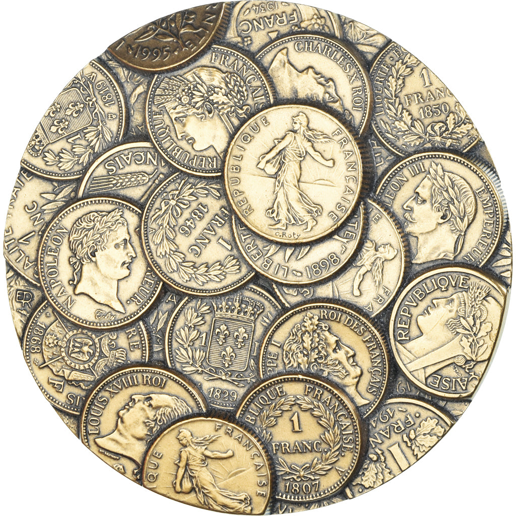 France, Médaille, Pêle-Mêle Monnaie de Paris, Cour des Comptes, 1995, MDP