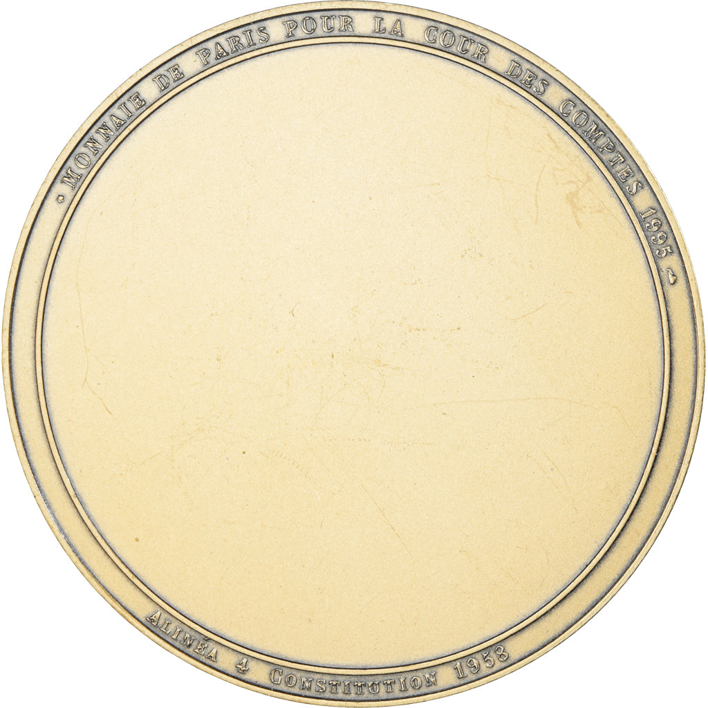 France, Médaille, Pêle-Mêle Monnaie de Paris, Cour des Comptes, 1995, MDP