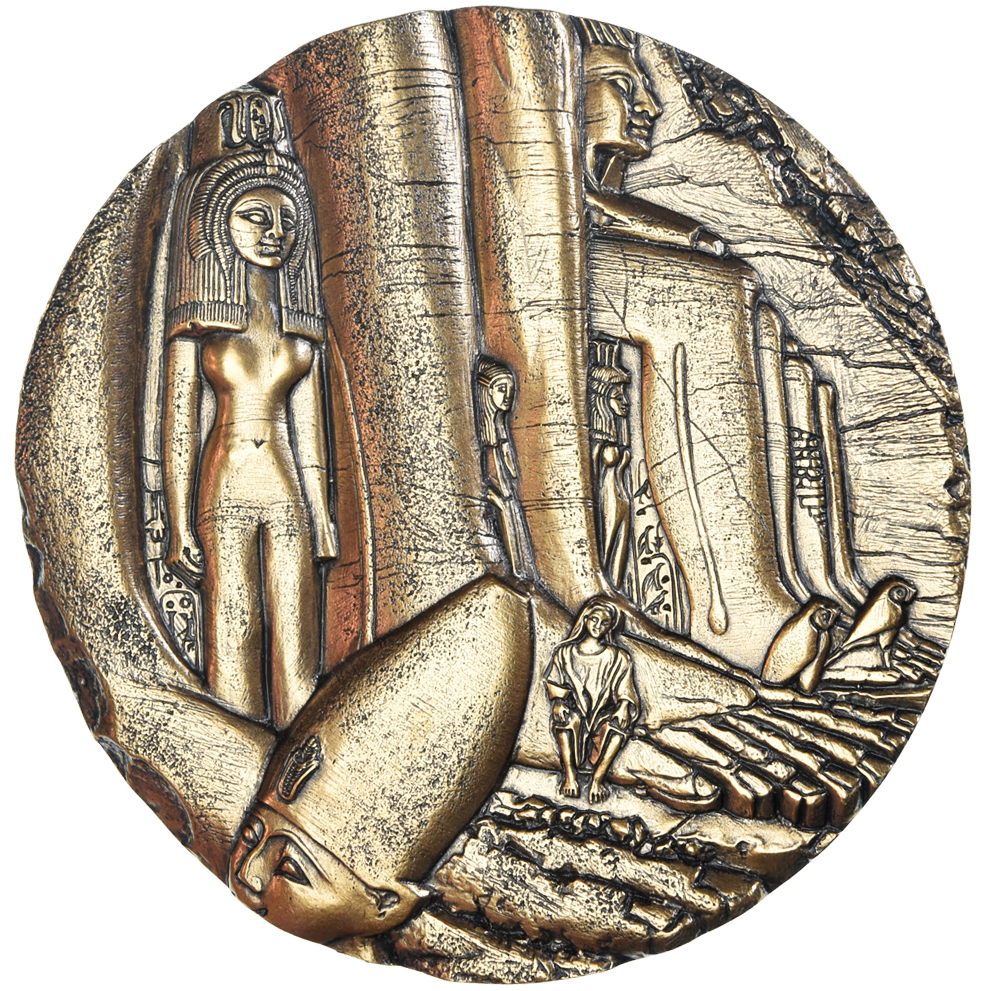 France, Medal, Monuments Historiques d’Egypte, Thérèse Dufresne, MS(63)