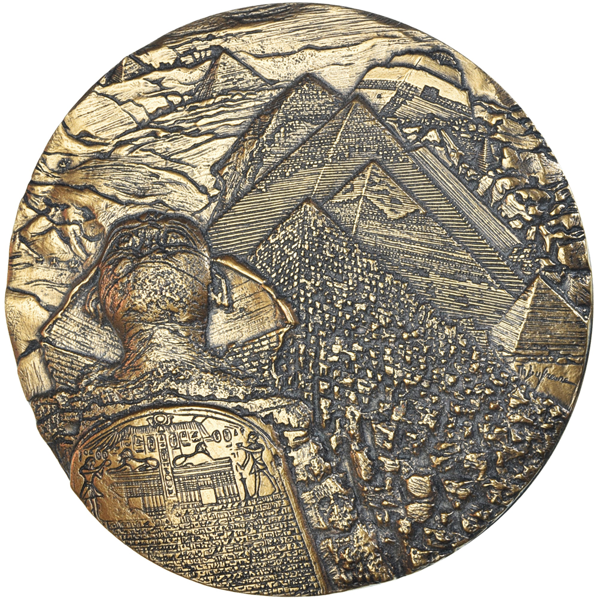 France, Medal, Monuments Historiques d’Egypte, Thérèse Dufresne, MS(63)