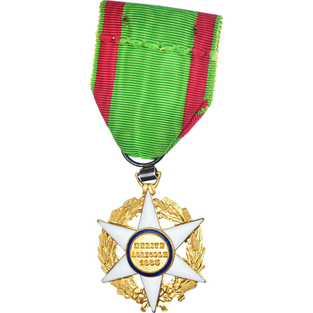 Francia, Médaille du Mérite Agricole, medalla, 1883, Sin circulación, Bronce