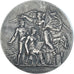 France, Médaille, Beaux-Arts, 1897, Rivet, TTB+, Bronze argenté