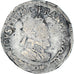 Coin, France, Henri IV, 1/2 Franc, 1604, Lyon, VF(30-35), Silver, Sombart:4778