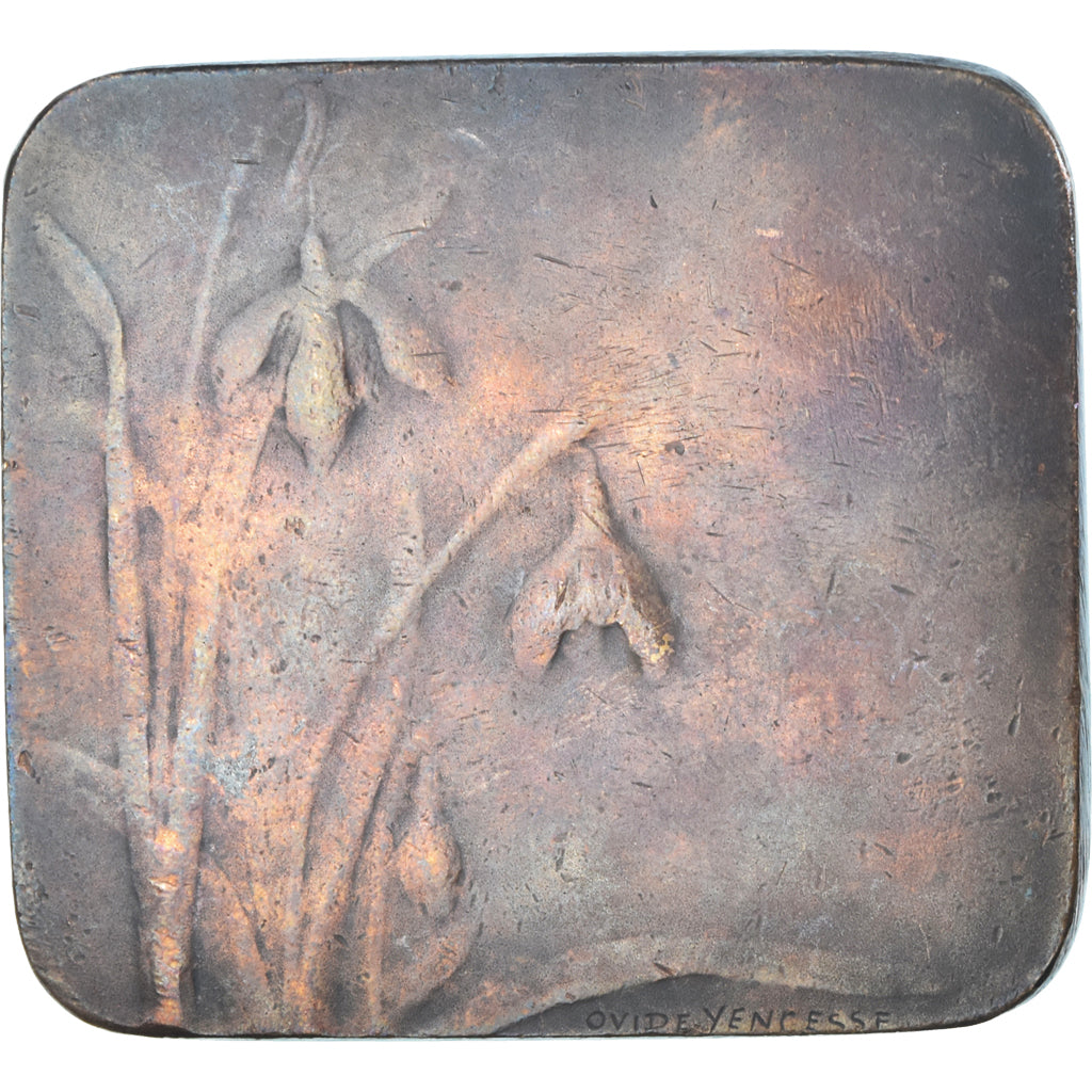 Francia, medaglia, Leçon de Lecture, Ovide Yencesse, BB+, Bronzo